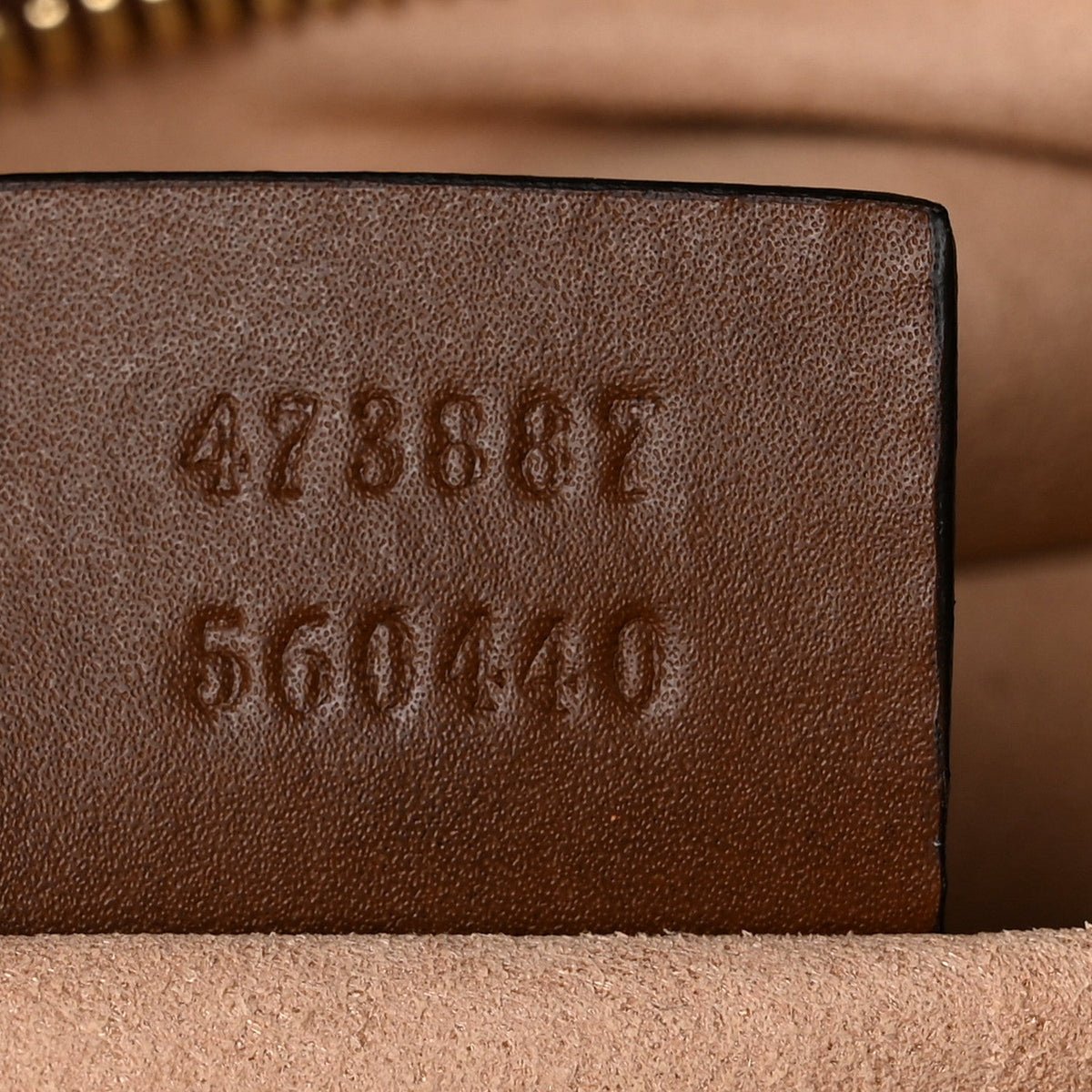 Soft GG Supreme Monogram Small Crossbody Tote Beige Cuir