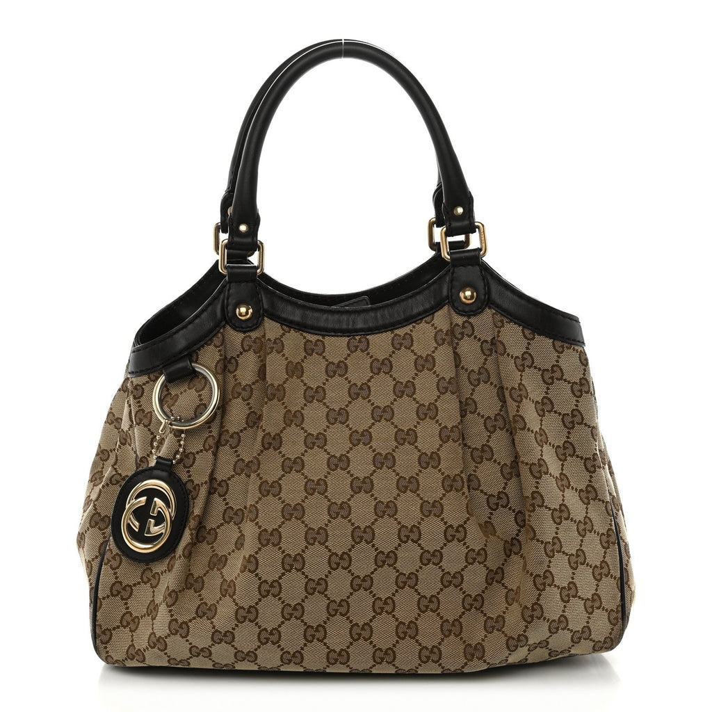 Monogram Medium Sukey Tote Brown