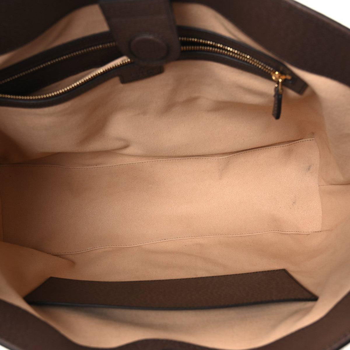 GG Supreme Monogram Medium Ophidia Shopping Tote Brown