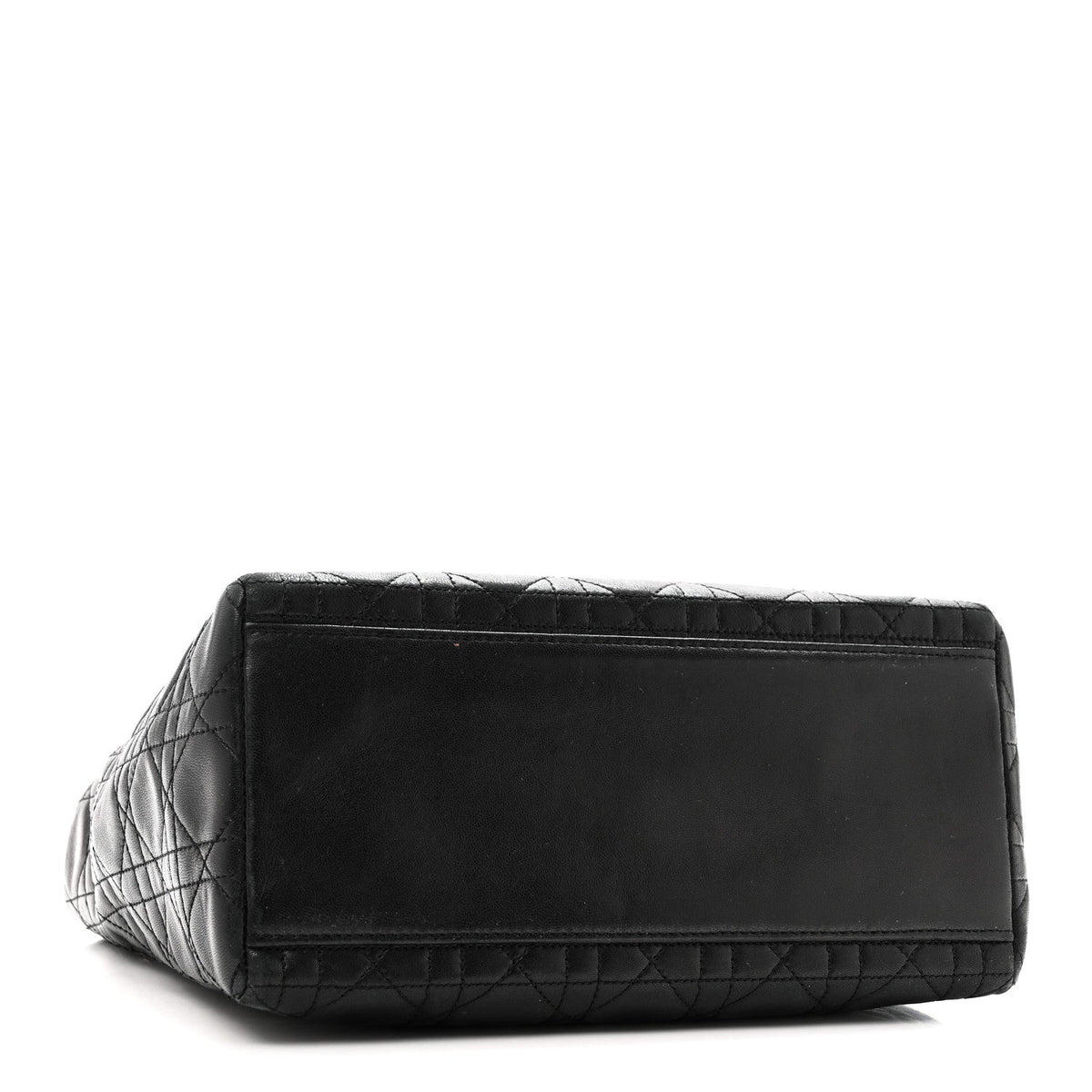 Lambskin Cannage Medium Lady Dior Black