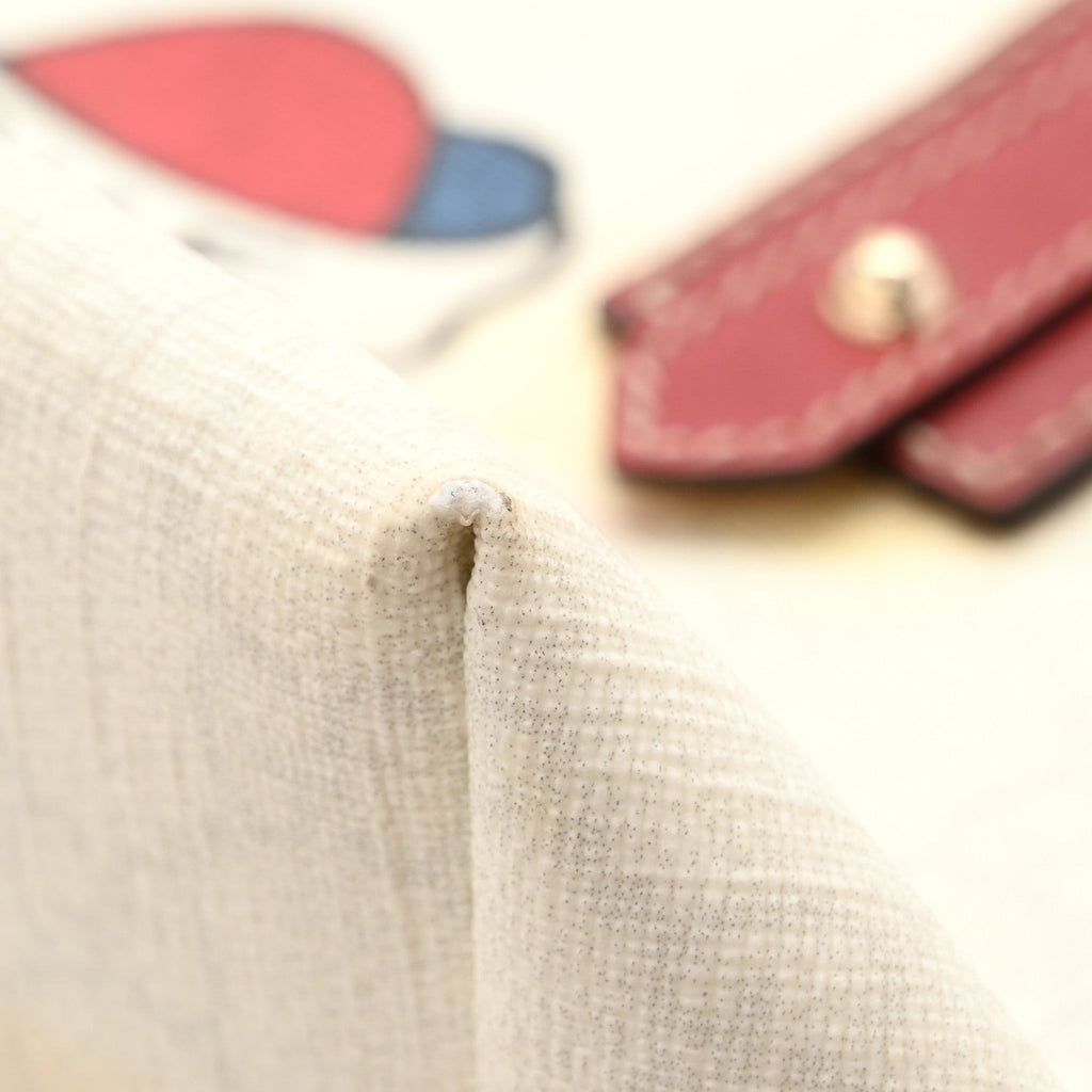 GG Plus Monogram Small Jolicoeur Tattoo Heart Tote Off White Red