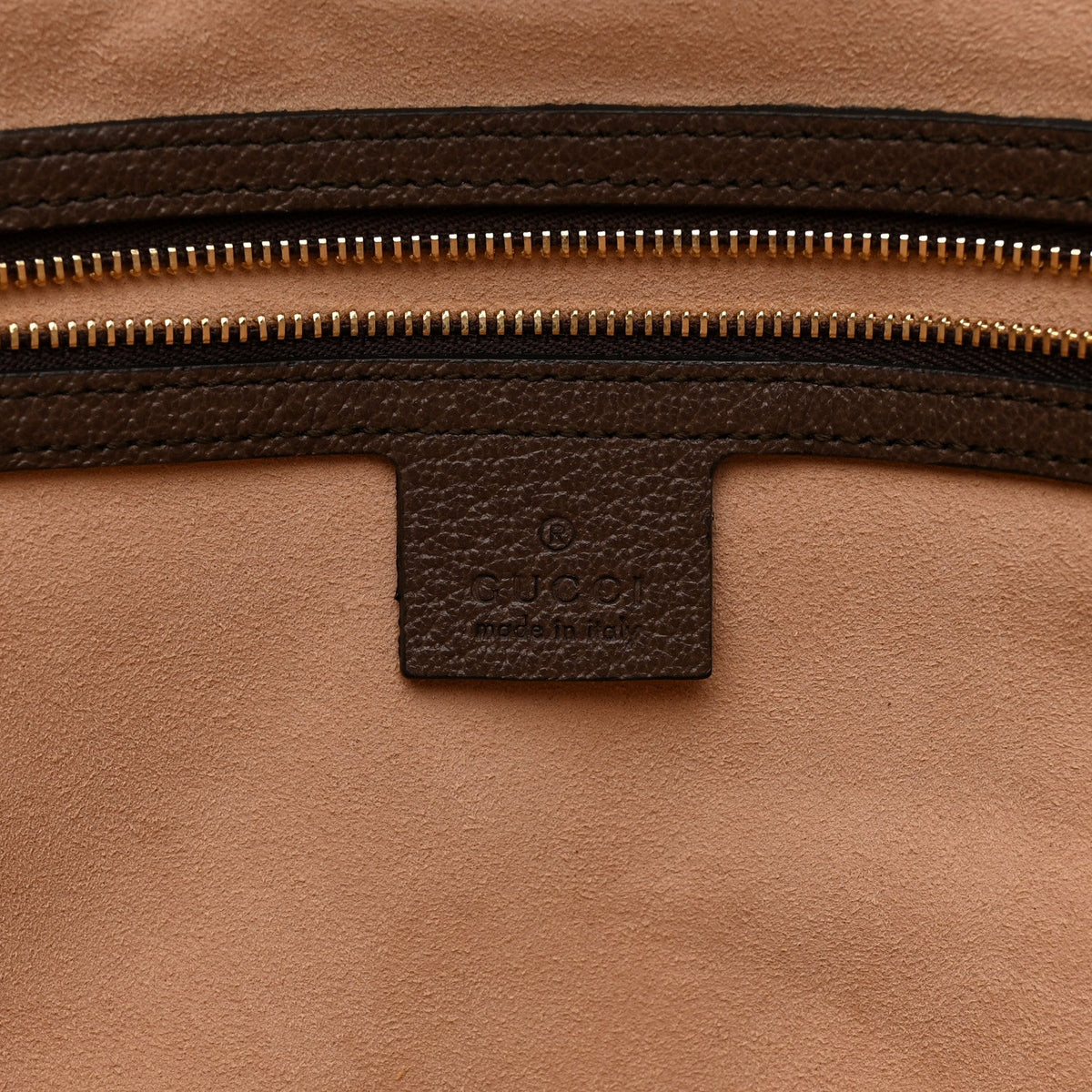 GG Supreme Monogram Medium Ophidia Shopping Tote Brown