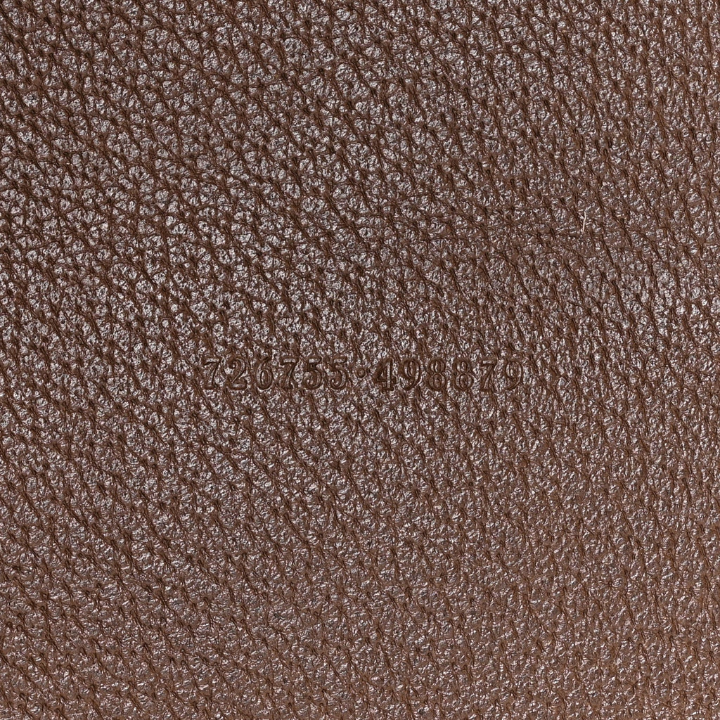 GG Supreme Monogram Textured Dollar Calfskin Web Large Ophidia Tote Beige Ebony New Acero