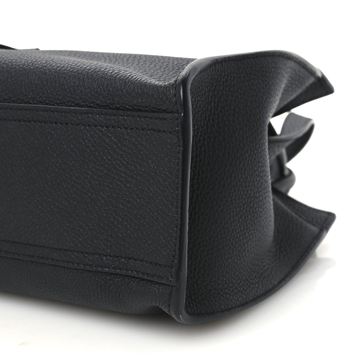 Soft Calfskin Small Jackie Top Handle Bag Black