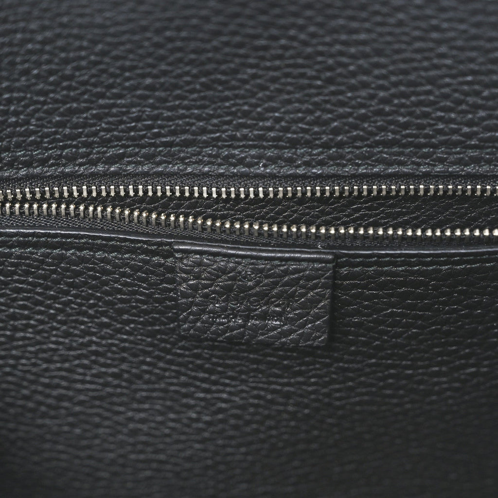 Soft Calfskin Small Jackie Top Handle Bag Black