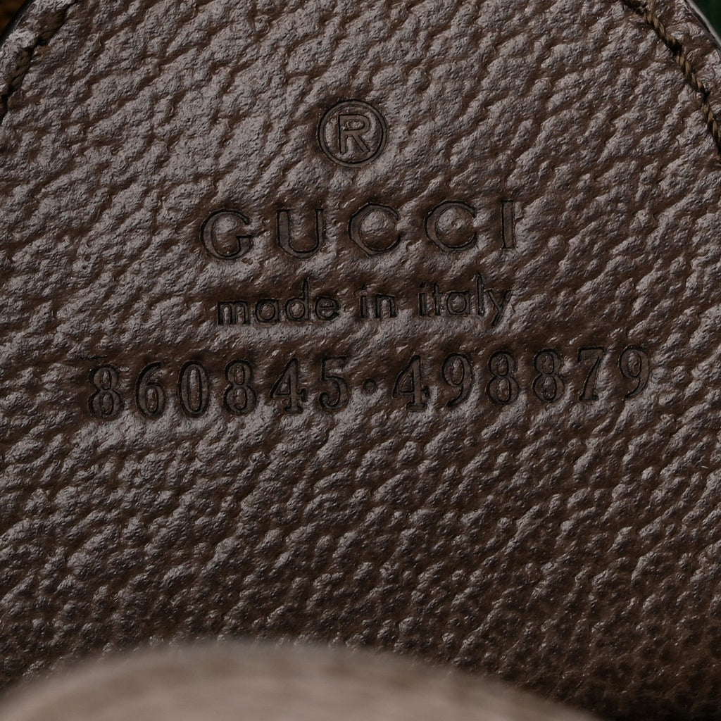 Monogram Web Small Giglio Tote Beige Dark Brown
