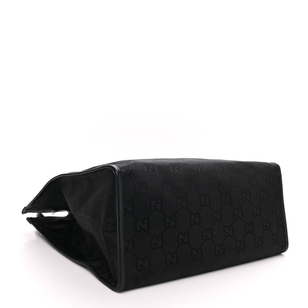 Econyl Nylon Monogram Large Off The Grid Tote Bag Black