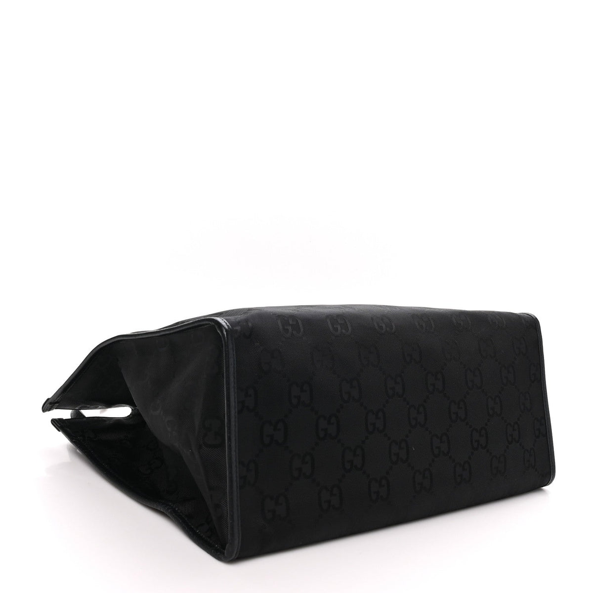 Econyl Nylon Monogram Large Off The Grid Tote Bag Black