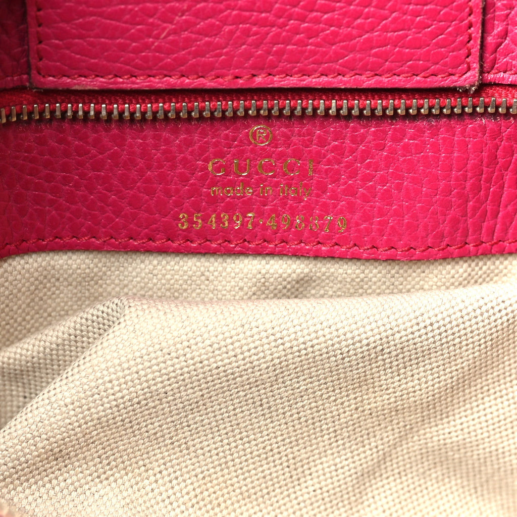 Dollar Calfskin Medium Swing Tote Blossom