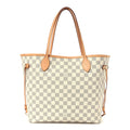 Damier Azur Neo Neverfull MM Rose Ballerine