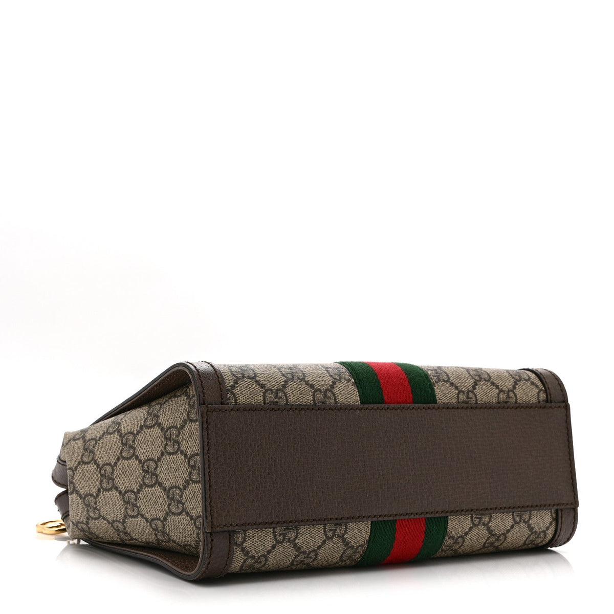 GG Supreme Monogram Small Ophidia Tote Bag Brown