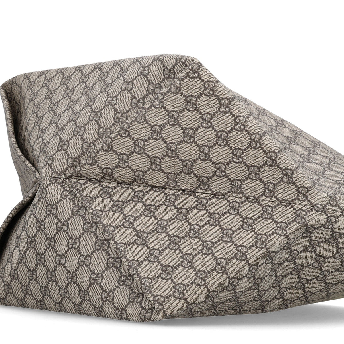 GG Supreme Monogram Totissima Shopping Tote Ebony Beige Yellow